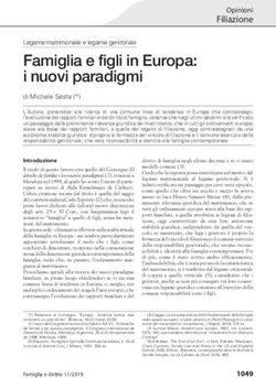 Famiglia e figli in Europa: i nuovi paradigmi - Studio Legale ...
