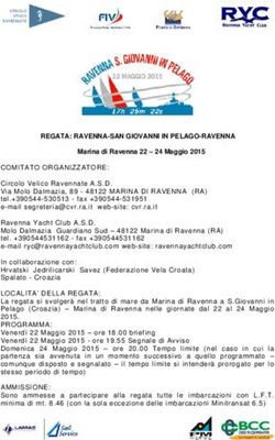 REGATA: RAVENNA-SAN GIOVANNI IN PELAGO-RAVENNA