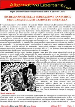 DICHIARAZIONE DELLA FEDERAZIONE ANARCHICA URUGUANA SULLA SITUAZIONE IN VENEZUELA - Comunismo Libertario