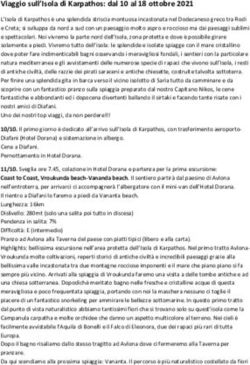 Viaggio sull'Isola di Karpathos: dal 10 al 18 ottobre 2021