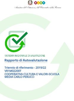 Triennio di riferimento 2019/22 - VR1M02200T COOPERATIVA CULTURA E VALORI-SCUOLA MEDIA CARLO PERUCCI - Scuola Perucci