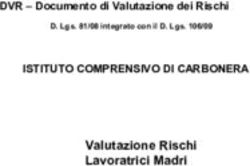 Valutazione Rischi Lavoratrici Madri - ISTITUTO COMPRENSIVO DI CARBONERA DVR - Documento di Valutazione dei Rischi - Istituto Comprensivo di ...