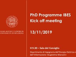 PHD PROGRAMME IBES KICK OFF MEETING 13/11/2019 - H 9.30 - SALA DEL CONSIGLIO