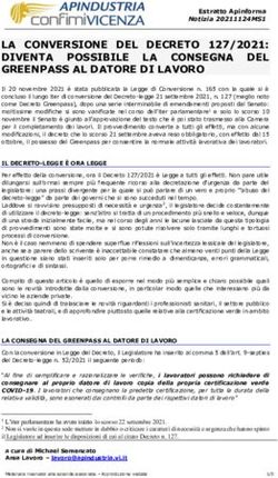 LA CONVERSIONE DEL DECRETO 127/2021: DIVENTA POSSIBILE LA CONSEGNA DEL GREENPASS AL DATORE DI LAVORO