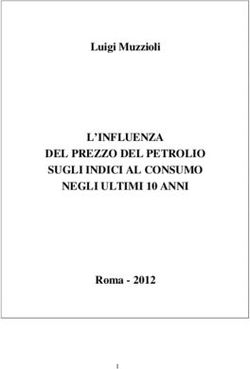 L'INFLUENZA DEL PREZZO DEL PETROLIO SUGLI INDICI AL CONSUMO NEGLI ULTIMI 10 ANNI - Luigi Muzzioli - Roma 2012