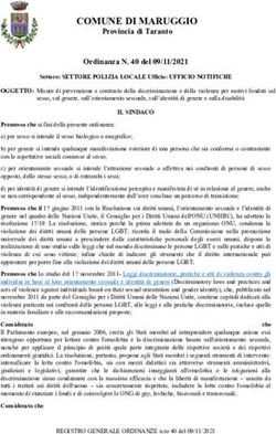 COMUNE DI MARUGGIO Provincia di Taranto Ordinanza N. 40 del 09/11/2021