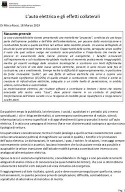 L'auto elettrica e gli effetti collaterali - ASPO Italia