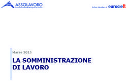 LA SOMMINISTRAZIONE DI LAVORO - Marzo 2015