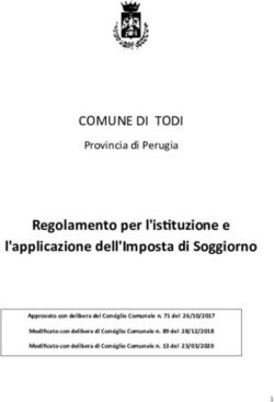 Regolamento per l'istituzione e l'applicazione dell'Imposta di Soggiorno