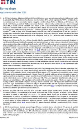 Norme d'uso Aggiornamento Ottobre 2020 - TIM