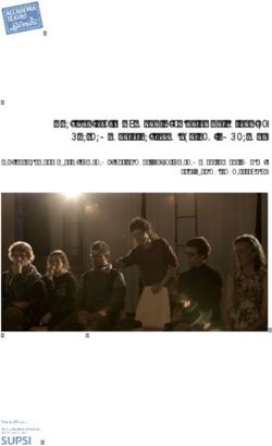 Certificate of Advanced Studies SUPSI in Teatro performance e arti sceniche contemporanee - Pratica e ricerca nelle arti performative: azione ...