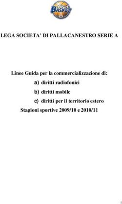 LEGA SOCIETA' DI PALLACANESTRO SERIE A - Linee Guida per la commercializzazione di: a diritti radiofonici b diritti mobile c diritti per il ...