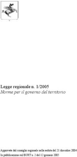 Legge regionale n. 1/2005 Norme per il governo del territorio - Approvata dal consiglio regionale nella seduta del 21 dicembre 2004 In ...