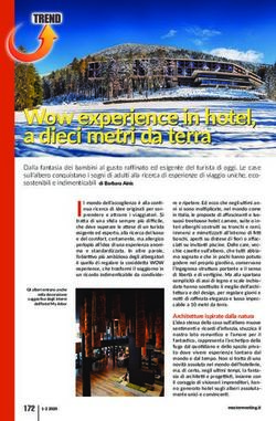 Wow experience in hotel, a dieci metri da terra - Master Meeting