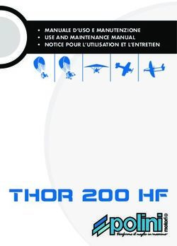 THOR 200 HF - MANUALE D'USO E MANUTENZIONE USE AND MAINTENANCE MANUAL NOTICE POUR L'UTILISATION ET L'ENTRETIEN - Polini Parts