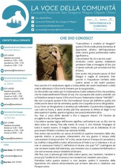 CHE DIO CONOSCI? - Comunit&agrave; Pastorale San Gregorio ...