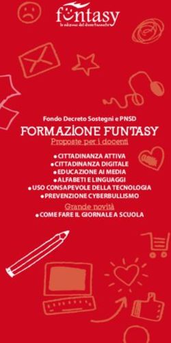 FORMAZIONE FUNTASY Proposte per i docenti - CITTADINANZA ATTIVA CITTADINANZA DIGITALE EDUCAZIONE AI MEDIA ALFABETI E LINGUAGGI - Funtasy Editrice