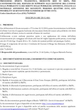 DISCIPLINARE DI GARA - Comune di Borgo San Dalmazzo