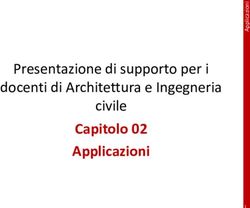 Applicazioni Presentazione di supporto per i docenti di Architettura e Ingegneria civile