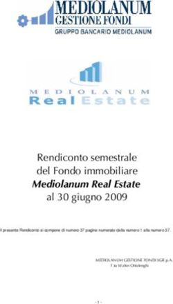 Rendiconto semestrale del Fondo immobiliare - Mediolanum Real Estate al 30 giugno 2009