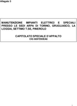 MANUTENZIONE IMPIANTI ELETTRICI E SPECIALI PRESSO LE SEDI ARPA DI TORINO, GRUGLIASCO, LA LOGGIA, SETTIMO T.SE, PINEROLO - Il tecnico Geom. Gontero ...