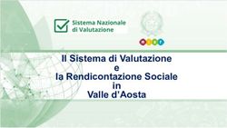 Il Sistema di Valutazione la Rendicontazione Sociale e in Valle d'Aosta