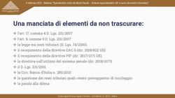 Una manciata di elementi da non trascurare