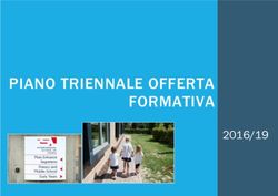 PIANO TRIENNALE OFFERTA FORMATIVA 2016/19 - International School of Venice