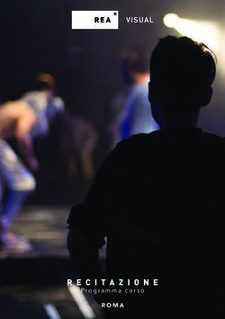 Programma corso - REA Academy Visual