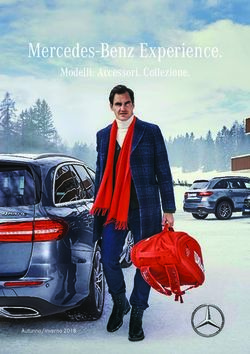 Mercedes-Benz Experience - Modelli. Accessori. Collezione - Autunno/inverno 2018 - Mercedes-Benz Collection.