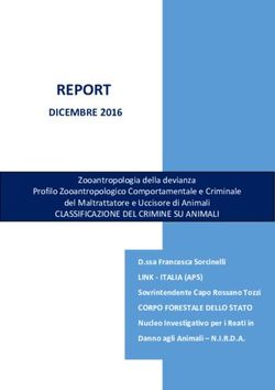 REPORT DICEMBRE 2016 - Link-Italia
