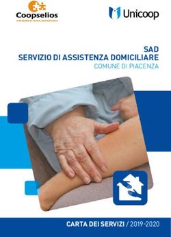 SAD SERVIZIO DI ASSISTENZA DOMICILIARE - COMUNE DI PIACENZA - CARTA DEI ...