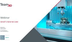 Webinar WHAT'S NEW NX CAM - Danilo Pirro PLM Consultant CAM Specialist Corrado Biggiogero Sales Product Manager - Team3d
