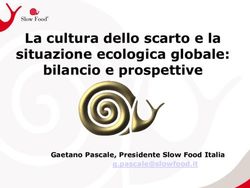 La cultura dello scarto e la situazione ecologica globale: bilancio e prospettive - cssbachelet