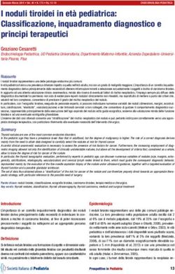I noduli tiroidei in et&agrave; pediatrica: Classificazione, inquadramento diagnostico e principi terapeutici