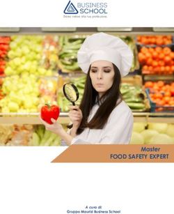 FOOD SAFETY EXPERT Master - Business School Gruppo Maurizi
