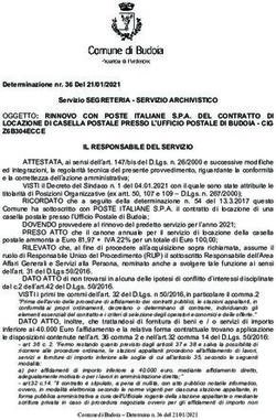 IL RESPONSABILE DEL SERVIZIO - AWS