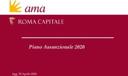 Piano Assunzionale 2020 - Agg. 30 Aprile 2020 - Ama Roma