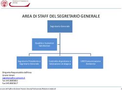 AREA DI STAFF DEL SEGRETARIO GENERALE - Camera di Commercio di ...