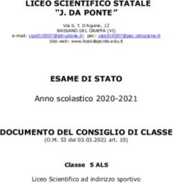 LICEO SCIENTIFICO STATALE "J. DA PONTE"