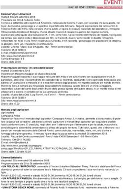 EVENTI info: tel. 0541 53399 - www.riminiturismo.it - Rimini turismo