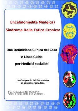 Encefalomielite Mialgica/ Sindrome Della Fatica Cronica: The ...