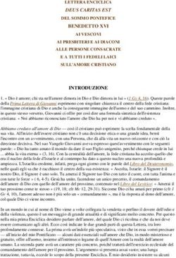 LETTERA ENCICLICA DEUS CARITAS EST