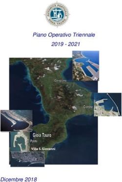 Piano Operativo Triennale 2019 2021 - Dicembre 2018 - Autorità Portuale di ...
