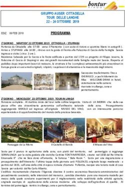 GRUPPO AUSER CITTADELLA TOUR DELLE LANGHE 22 - 24 OTTOBRE 2019