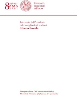 Alberto Rosada Intervento del Presidente del Consiglio degli studenti - Unipd