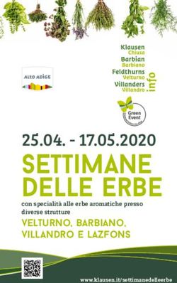 Settimane Delle Erbe 25.04 17.05.2020 - velturno, Barbiano, villandro e Lazfons - Klausen