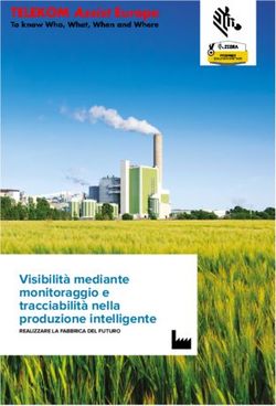 Visibilit&agrave; mediante monitoraggio e tracciabilit&agrave; nella produzione intelligente - REALIZZARE LA FABBRICA DEL FUTURO