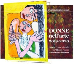 DONNE nell'arte 2019-2020 - le - Associazione Progress