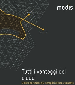 Tutti i vantaggi del cloud: Dalle operazioni pi&ugrave; semplici all'uso avanzato - Modis